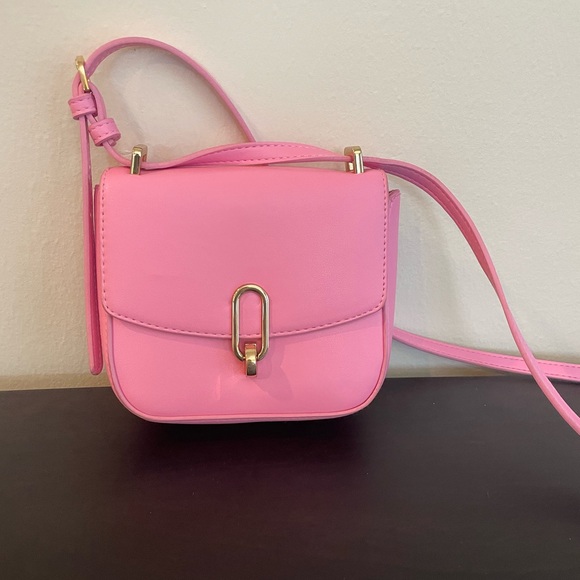 Petite Pink Crossbody Purse - Picture 1 of 5